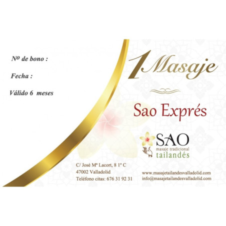 Paquete Sao Exprés (130 minutos)